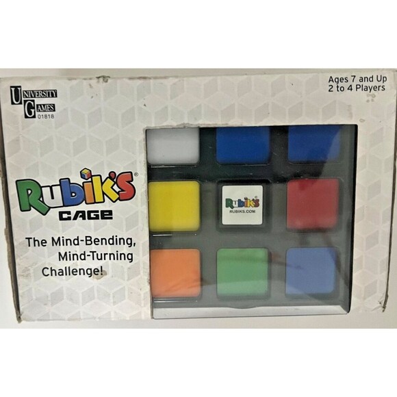 Rubik`S Cage Game Rubiks Cube Action 2 To 4 Players Strategy Brain Teaser Game - Picture 5 of 10